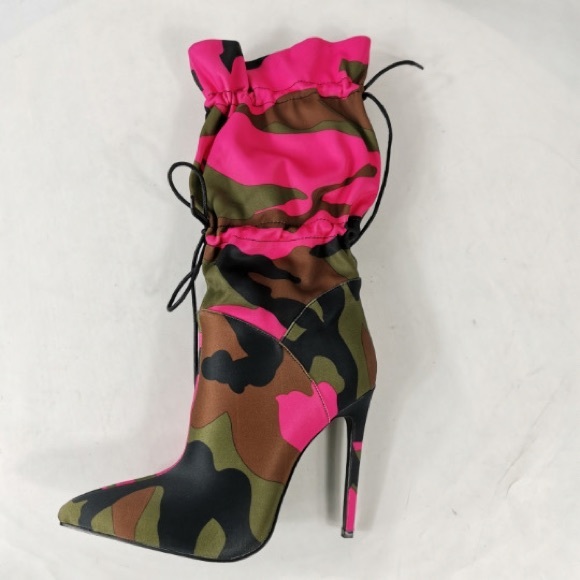 pink camo heels